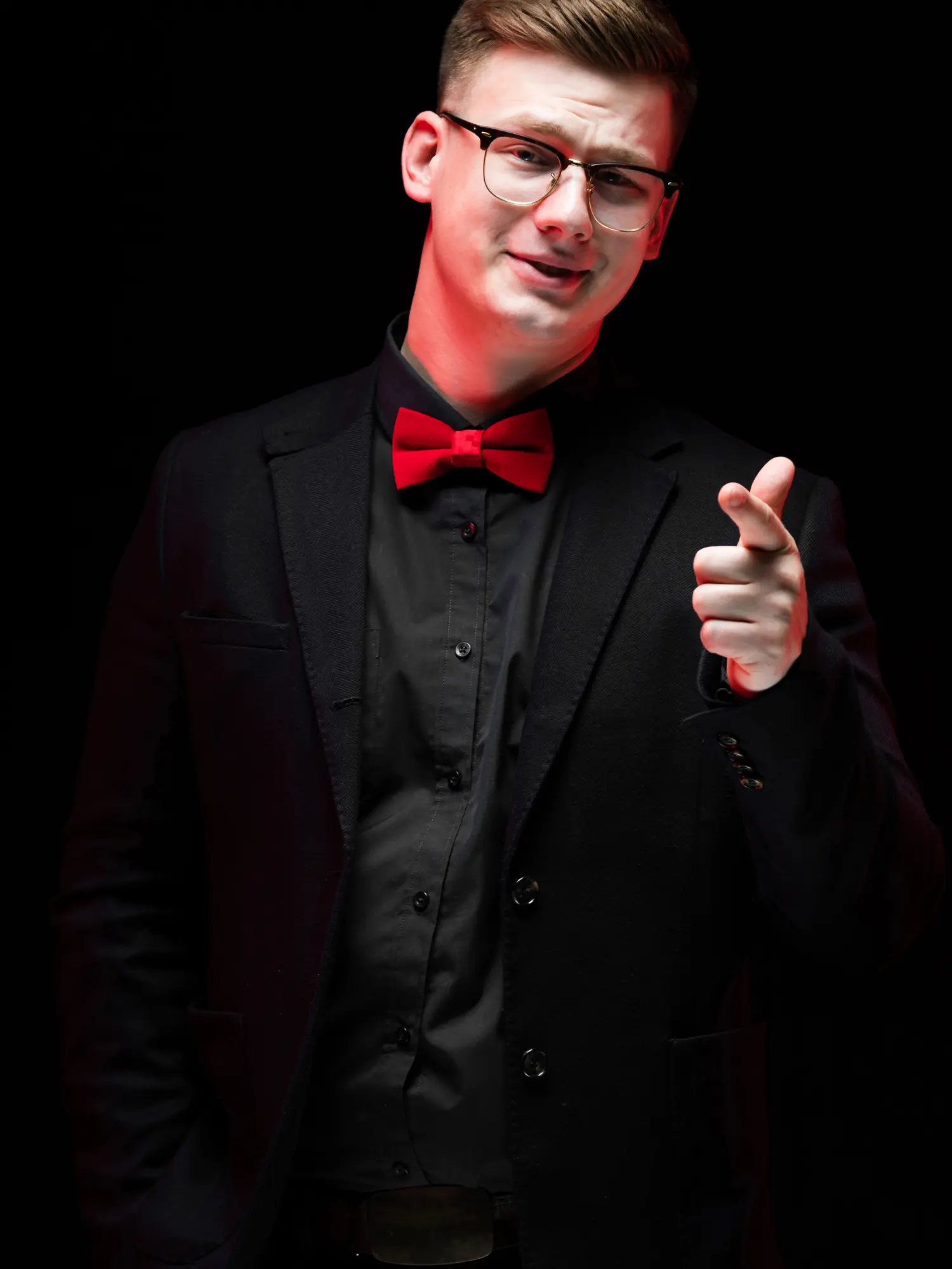 Jordan Blake presenting at an event